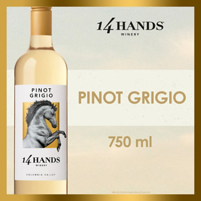 14 Hands Pinot Grigio White Wine - 750 Ml - Image 1