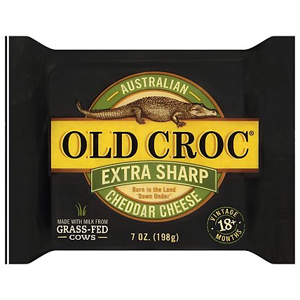 Old Croc Cheese Australian Cheddar Extra Sharp - 7 Oz - Image 3