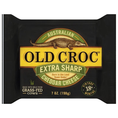 Old Croc Cheese Australian Cheddar Extra Sharp - 7 Oz - Image 3