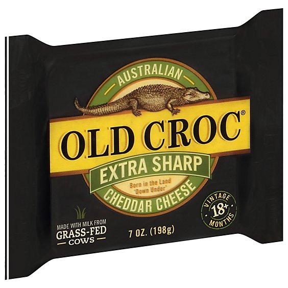 Old Croc Cheese Australian Cheddar Extra Sharp - 7 Oz