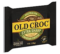 Old Croc Cheese Australian Cheddar Extra Sharp - 7 Oz