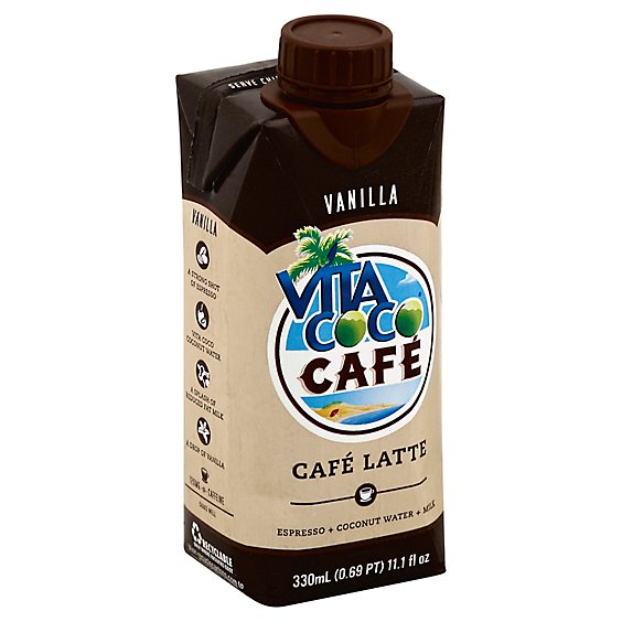 Vita Coco Cafe Latte Vanilla - 11.1 Fl. Oz.