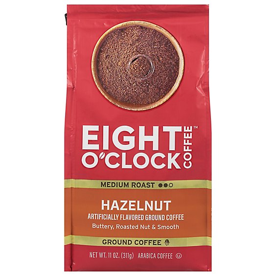 Eight O Clock Expressions Coffee Ground Medium Roast Hazelnut - 11 Oz
