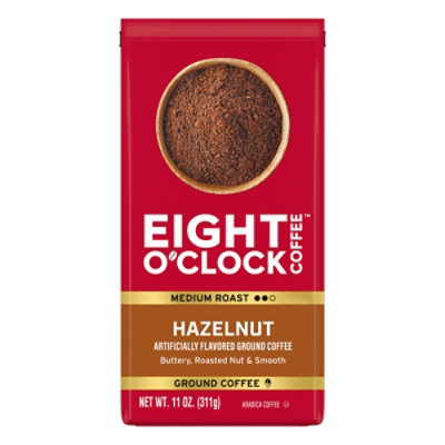 Eight O Clock Expressions Coffee Ground Medium Roast Hazelnut - 11 Oz