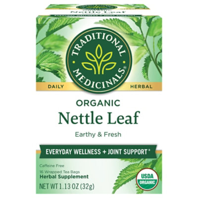 Traditional Medicinals Herbal Tea Organic Nettle Leaf - 16 Count - Image 3