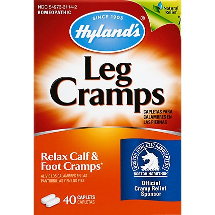 Hylands Leg Cramps Caplets - 40 Count - Image 2