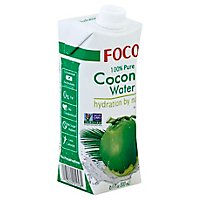 FOCO Coconut Water Carton - 16.9 Fl. Oz. - Image 1