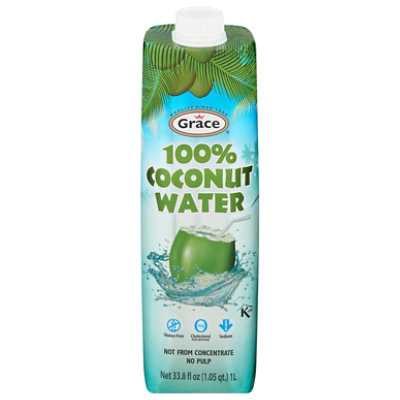 Grace Coconut Water No Pulp Carton - 33.8 Fl. Oz. - Image 2