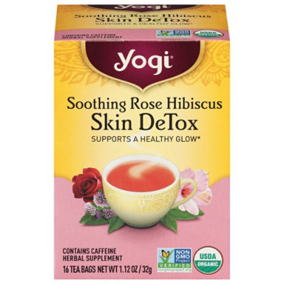 Yogi Herbal Supplement Tea Skin DeTox Tea 16 Count - 1.12 Oz