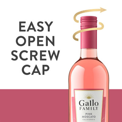 Gallo Family Vineyards Pink Moscato Blush Wine - 750 Ml - Image 3