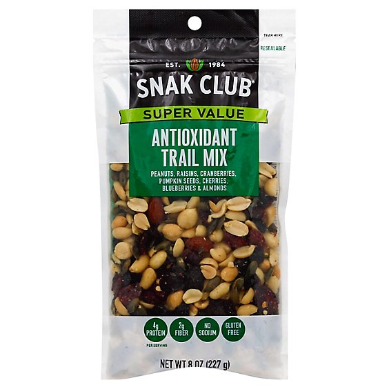 SnakClub Super Value Trail Mix Antioxidant - 8.00 Oz