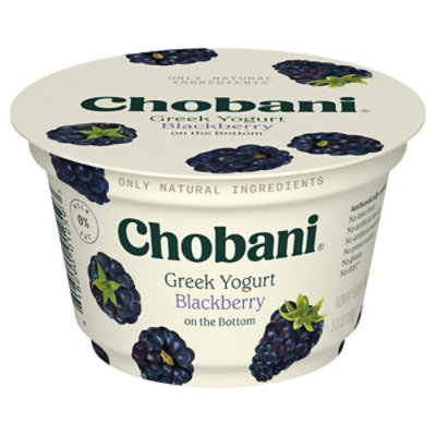 Chobani Non-Fat Blackberry On The Bottom Greek Yogurt - 5.3 Oz - Image 3