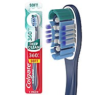 Colgate 360 Manual Toothbrush with Tongue and Cheek Cleaner Soft - Each