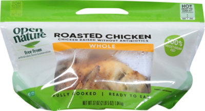 Open Nature Natural Whole Roasted Chicken Hot - 37 Oz (Available After 10 AM) - Image 5