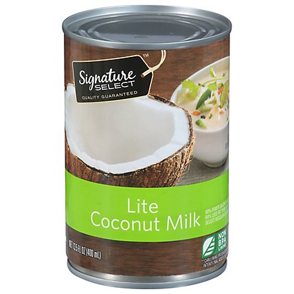 Signature SELECT Canned Coconut Milk Light - 13.5 Fl. Oz. - Image 1