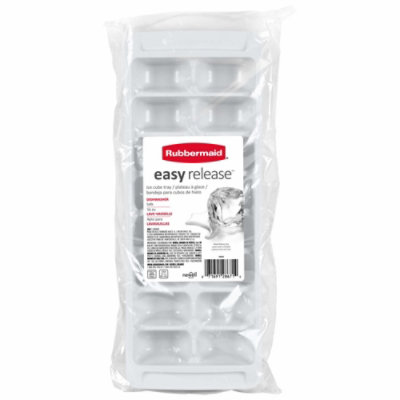 Rubbermaid Easy Release Tray White Ice Cube - Each