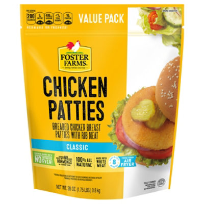 Foster Farms Chicken Patties - 28 Oz - Image 1