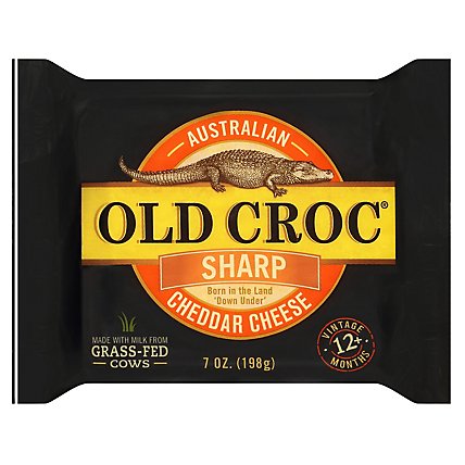 Old Croc Cheese Australian Cheddar Sharp - 7 Oz - Image 2