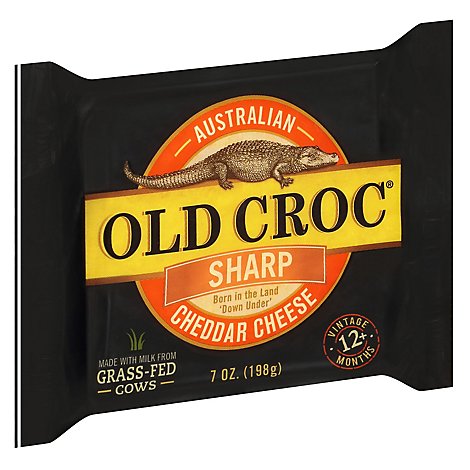 Old Croc Cheese Australian Cheddar Sharp - 7 Oz