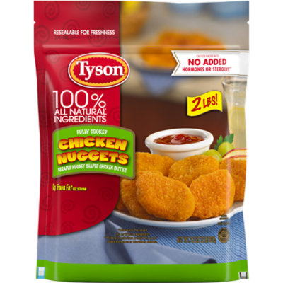 Tyson Fully Cooked Breaded Chicken Nuggets - 32 Oz - Image 1