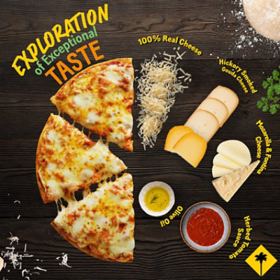 California Pizza Kitchen Four Cheese Pizza with Crispy Thin Crust - 13.5 Oz - Image 2