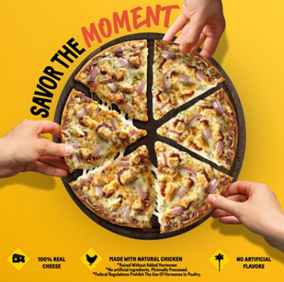 California Pizza Kitchen BBQ Chicken Recipe Crispy Thin Crust Frozen Pizza - 14.7 Oz - Image 3