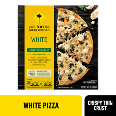 California Pizza Kitchen White Recipe Crispy Thin Crust Frozen Pizza - 12.6 Oz - Image 1