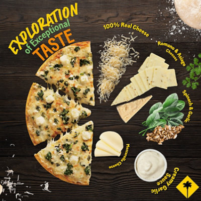 California Pizza Kitchen White Recipe Crispy Thin Crust Frozen Pizza - 12.6 Oz - Image 2