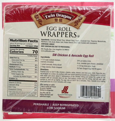 Twin Dragon All Natural Wrappers Egg Roll - 18 Oz - Image 6