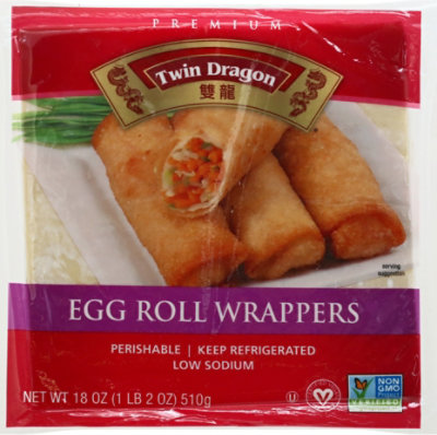 Twin Dragon All Natural Wrappers Egg Roll - 18 Oz - Image 2