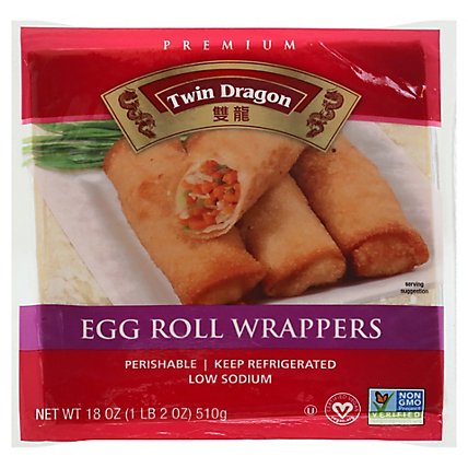 Twin Dragon All Natural Wrappers Egg Roll - 18 Oz - Image 1