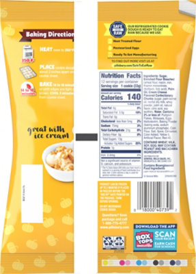 Pillsbury Ready To Bake! Cookies Pumpkin With Cream Cheese Flavored Chips 12 Count - 14 Oz - Image 5