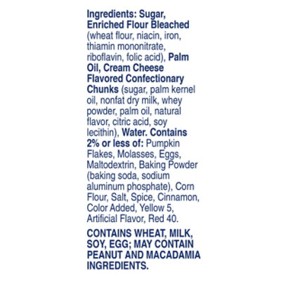 Pillsbury Ready To Bake! Cookies Pumpkin With Cream Cheese Flavored Chips 12 Count - 14 Oz - Image 4