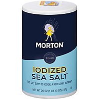 Morton Sea Salt Iodized All Purpose - 26 Oz - Image 1