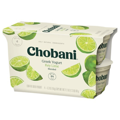 Chobani Low-Fat Key Lime Blended Greek Yogurt - 4-5.3 Oz - Image 2