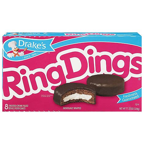 Drakes Ring Dings - 13.5 Oz