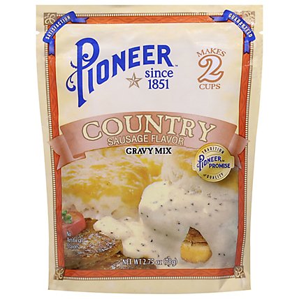 Pioneer Brand Gravy Mix Country Sausage Flavor - 2.75 Oz - Image 1