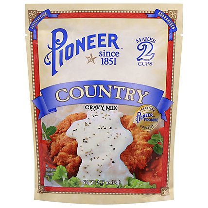 Pioneer Brand Gravy Mix Country - 2.75 Oz - Image 1