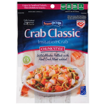 Trans Ocean Crab Classic Chunk Style - 8 Oz - Vons