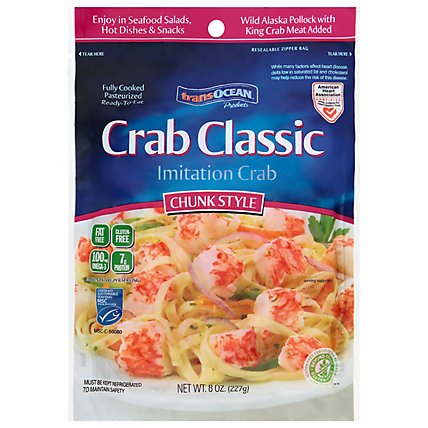 Trans Ocean Crab Classic Chunk Style - 8 Oz - Image 3