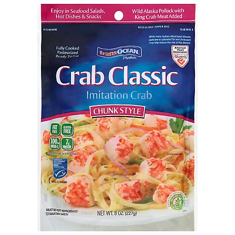 Trans Ocean Crab Classic Chunk Style - 8 Oz