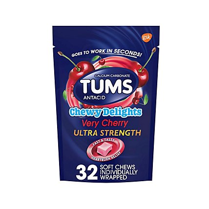 Tums Chewy Delights Very Cherry - 32 Count - Image 1