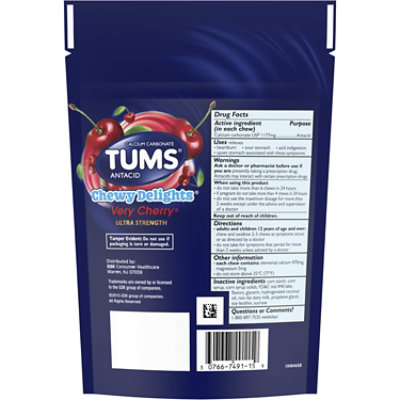 Tums Chewy Delights Very Cherry - 32 Count - Image 6