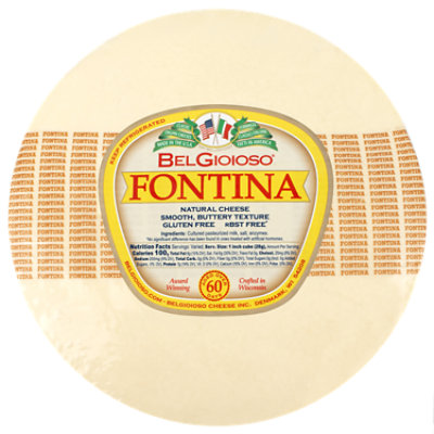 Belgioioso Fontina Cheese Wheel 0.50 LB