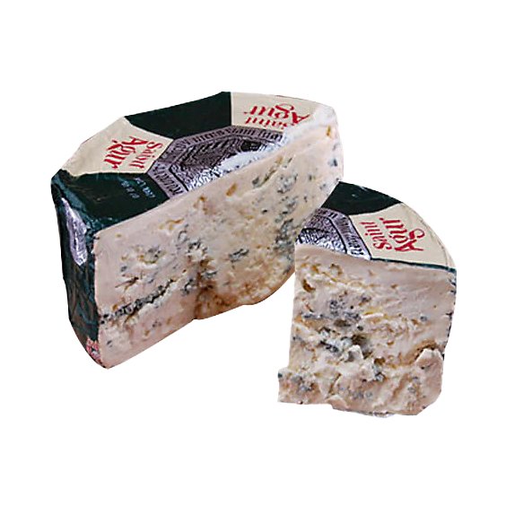 Saint Agur Blue Wheel Cheese - 0.50 Lb