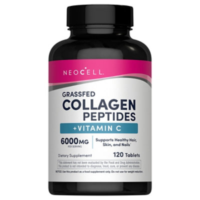 Neocell Collagen + C Super Type 1 & 3 6 000 mg Tablets - 120 Count - Image 1
