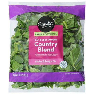 Signature Select/Farms Country Blend Cut Super Greens - 10 Oz - Image 2