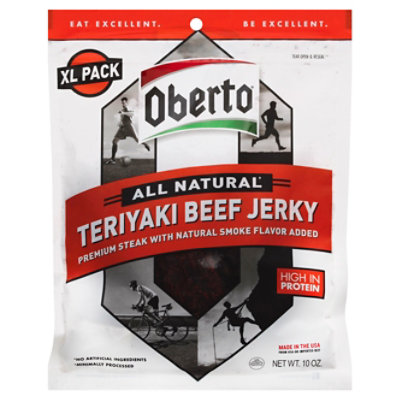 Oberto Beef Jerky Teriyaki XL Pack - 10 Oz