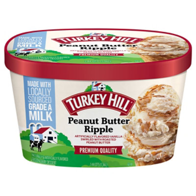 Turky Hill Peanut Butter Ripple Ice Cream - 46 Oz - Image 2