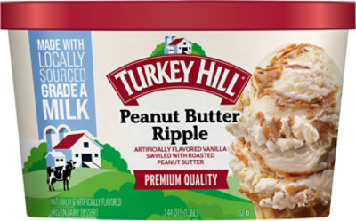 Turky Hill Peanut Butter Ripple Ice Cream - 46 Oz - Image 5